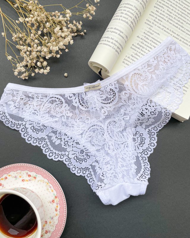 PANTIE VALENTINE VEDETINA BLANCO