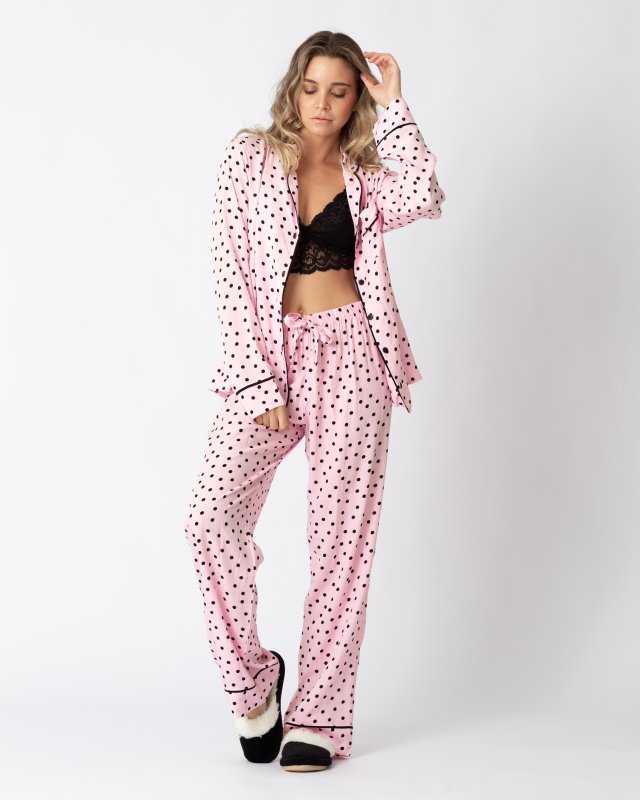 PIJAMA LADY POÁ ROSADO