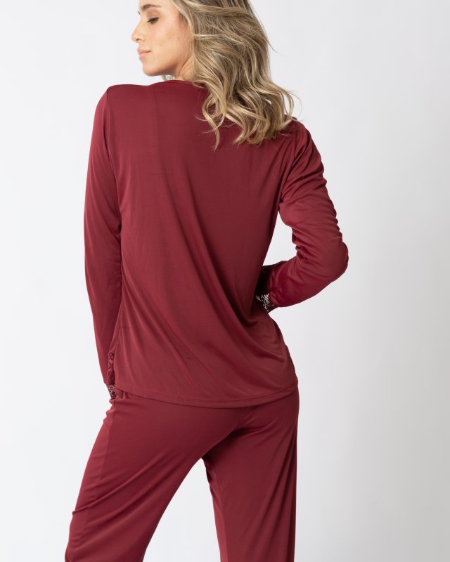 PIJAMA CLAUDIA VINO